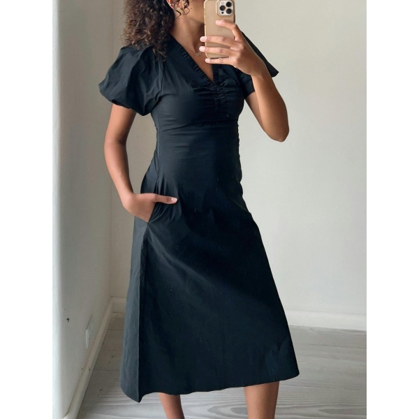 Illana Poplin Dress - Bilde 6