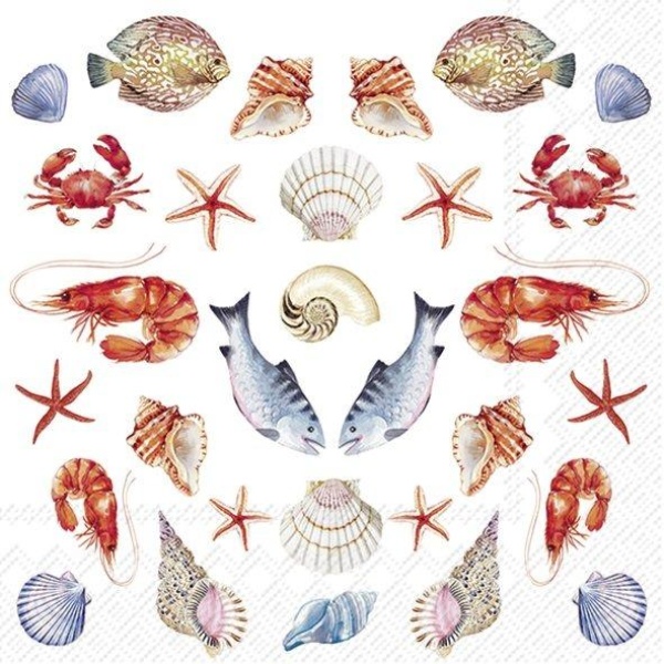 Servietter - Sea Potpourri, Lunsj