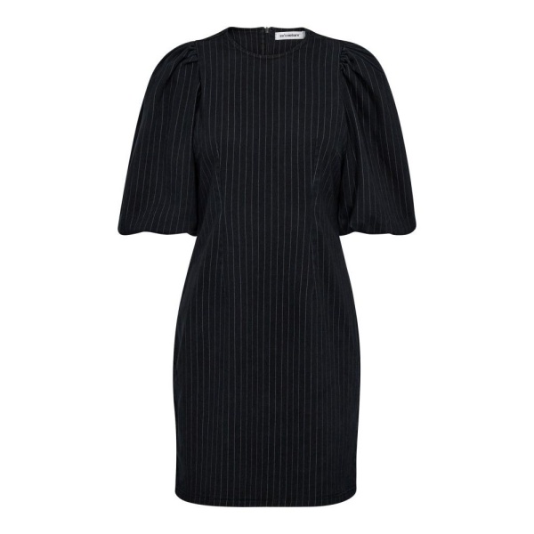 Pin Wide Crop Puff Dress