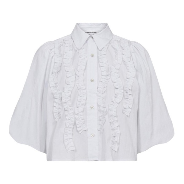 Co Crisp Ruffle Puff Shirt