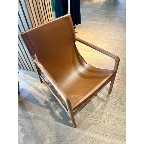 Beja stol, cognac, 70x70x82
