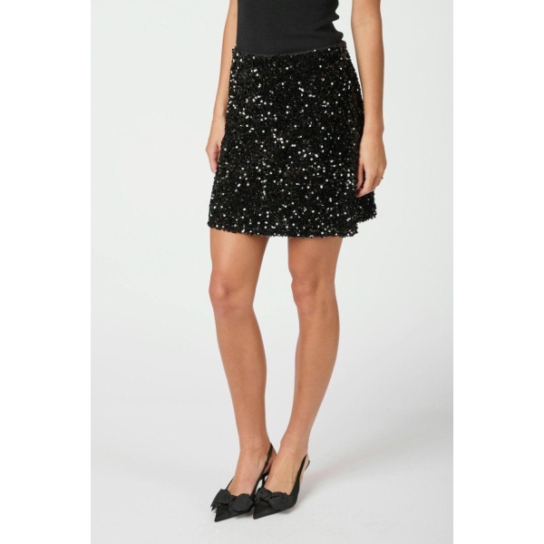 Miva Velvet Sequins Skirt - Bilde 2