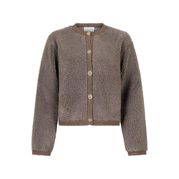 Limo Fluffy Knit Cardigan