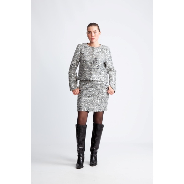 Boucle CC sequin Cocktail Jacket - Bilde 5