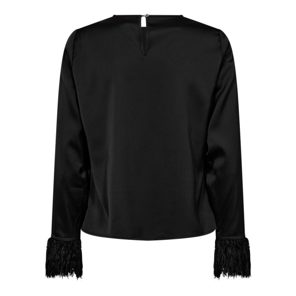 Adna CC Drape Feather Blouse - Bilde 2