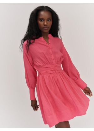 Este Linen Dress