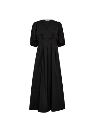 Poppy Pleat dress