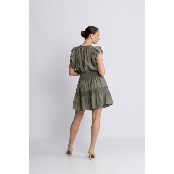 CallumCC Frill Pintuck Dress - Bilde 3