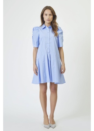 Mica shirt dress stripe co couture