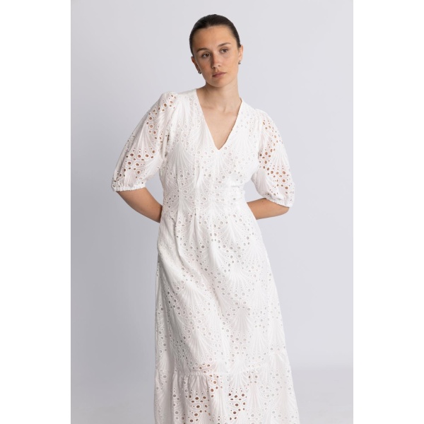 Naya CC Anglaise Pleat dress