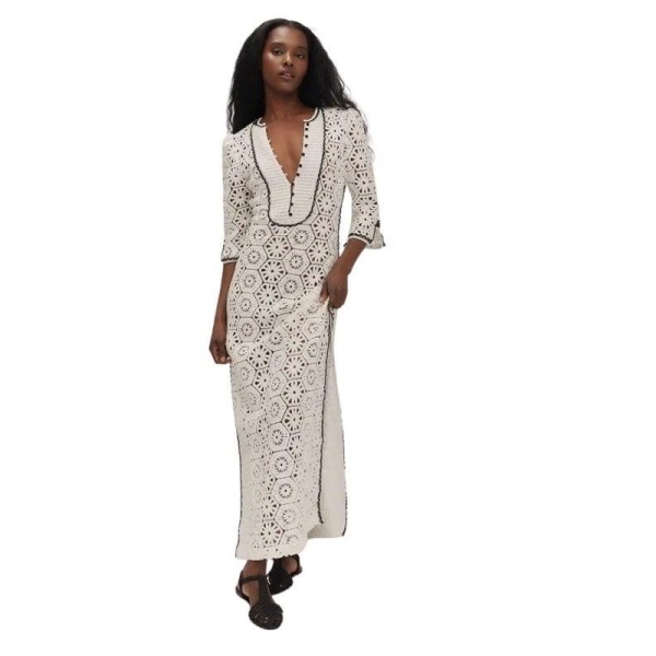 Somani crochet dress white - Bilde 3