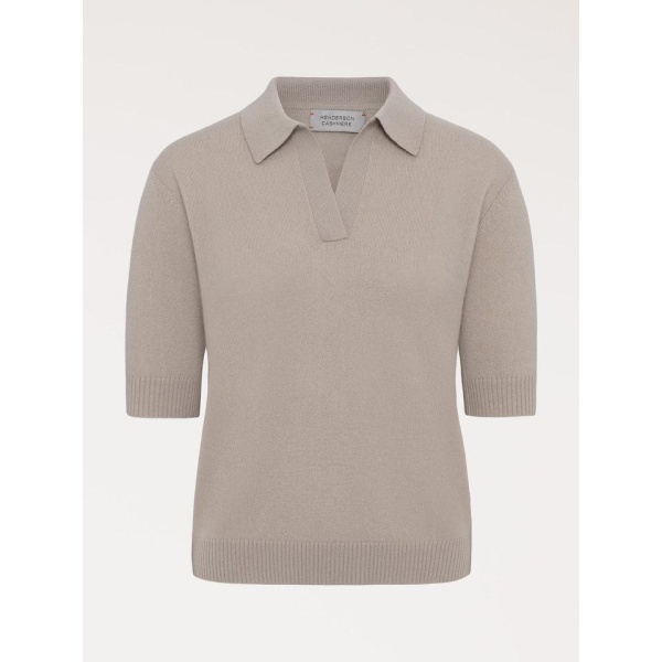 Lin Collar T-skjorte Pearl - Bilde 3