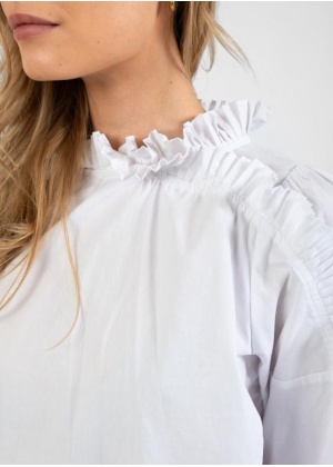 Sanna CC Ruffle Smock Blouse