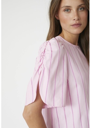 Rosalina CC Stripe SS Blouse