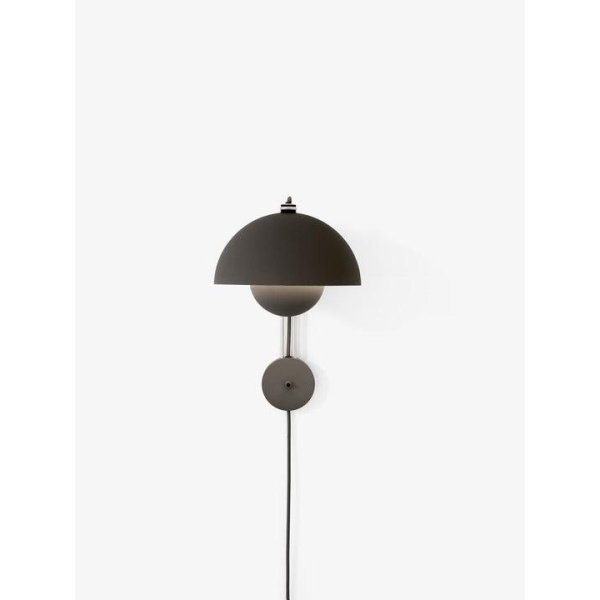 Flowerpot VP8 wall lamp - Matt black - Bilde 3