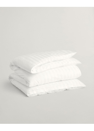 Sateen stripes - WHITE