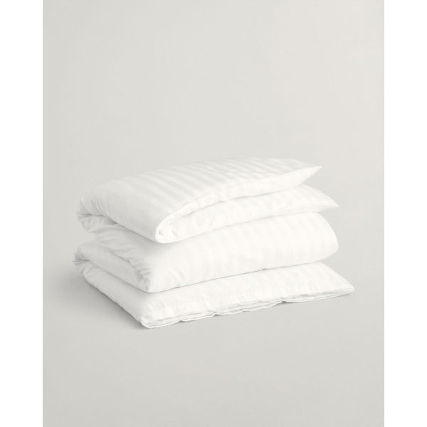 Sateen stripes - WHITE