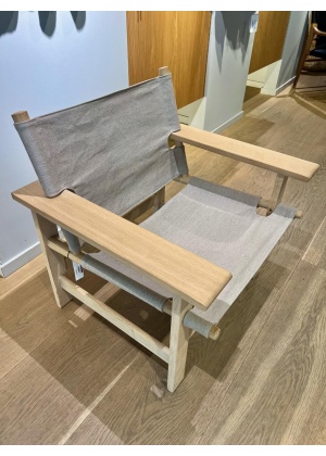 The Canvas chair, eik såpevasket (u/pute)