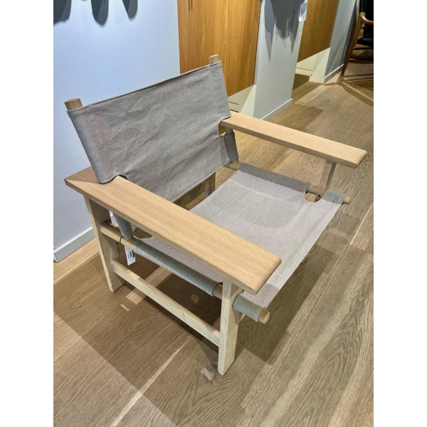 The Canvas chair, eik såpevasket (u/pute)