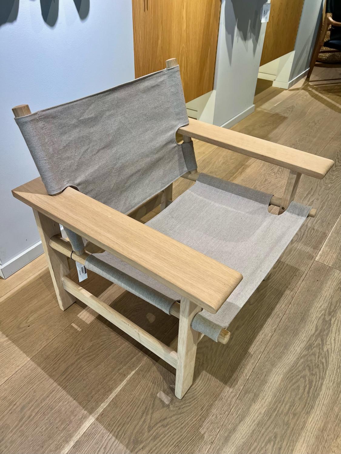 The Canvas chair, eik såpevasket (u/pute)