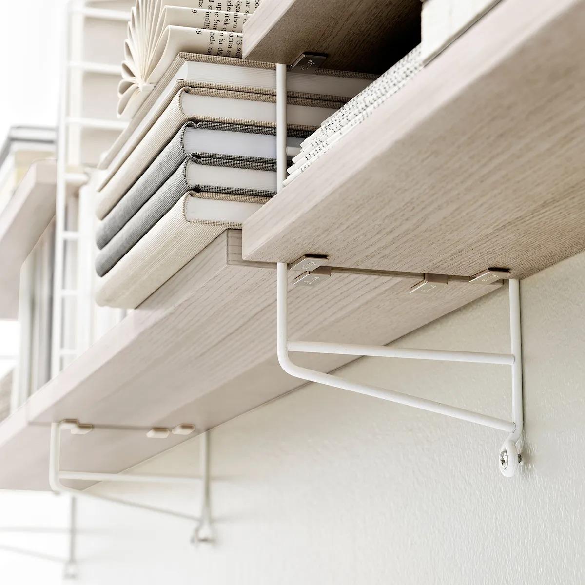 String pocket 60x50cm - Sortbeiset ask/sort - Bilde 2