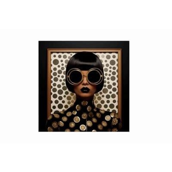 Glass picture w/frame Street Fashion 120x120