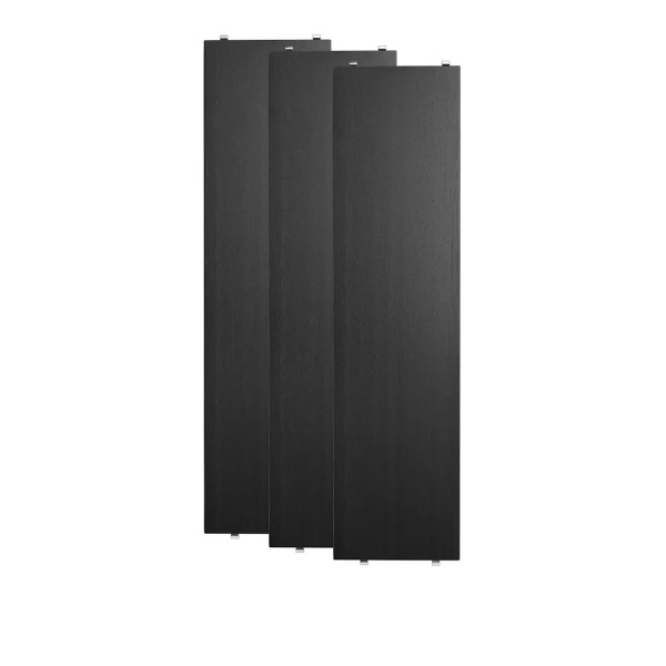 String Hylleplate, 78x20cm 3-pack - sort beiset ask