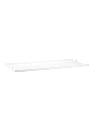 String metallhylleplate (Lav Kant) 78x30cm 1-pack - hvit