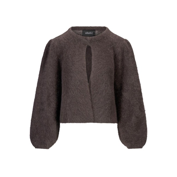Amelia Chunky Cardigan - Mørke brun