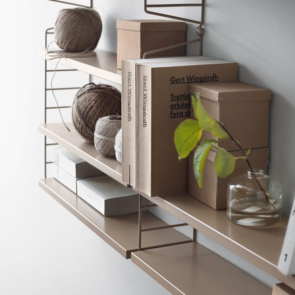 String pocket 60x50cm - beige/beige - Bilde 2