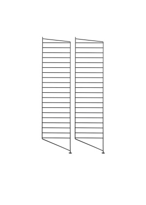 String gulvgavl 115x30cm 2-pack - Sort