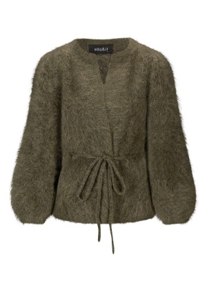Frederikke Chynky Cardigan - Mose grønn