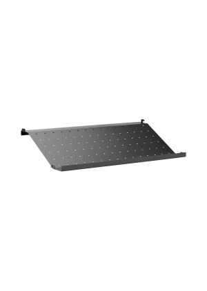 String skohylle i metall 58x30cm - sort