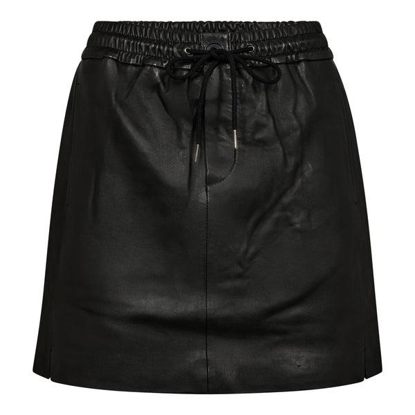 New Phoebe Leather Skirt