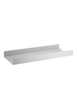 String Outdoor hylleplate (Høy kant) 58x30cm - galvanisert