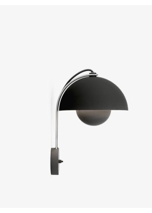 Flowerpot VP8 wall lamp - Matt black