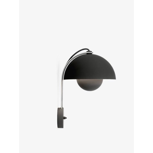Flowerpot VP8 wall lamp - Matt black