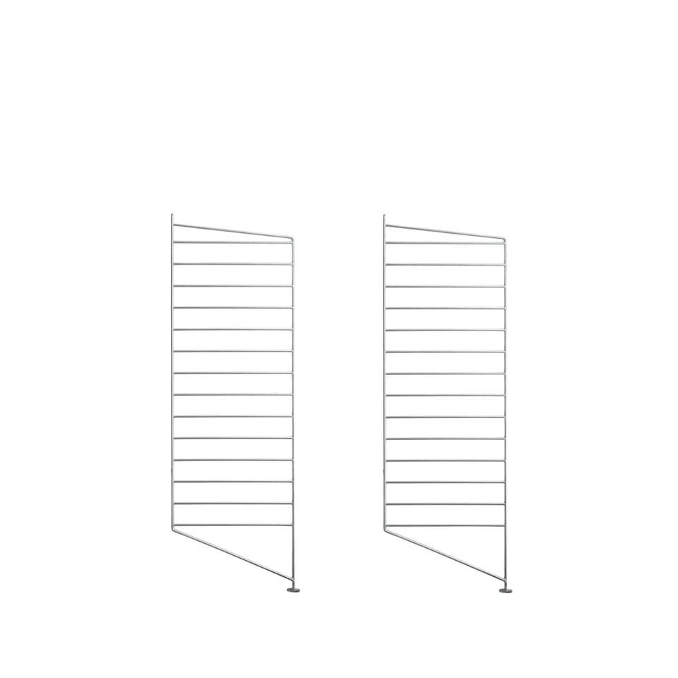 String Outdoor gulvgavl 85x30cm 2-pack - galvanisert