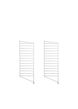 String Outdoor gulvgavl 85x30cm 2-pack - galvanisert