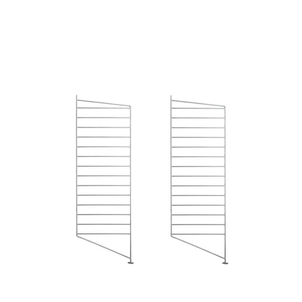 String Outdoor gulvgavl 85x30cm 2-pack - galvanisert