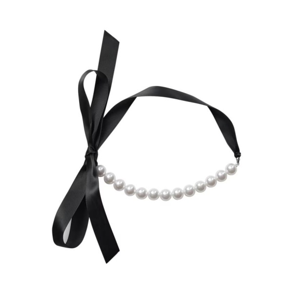 Pearl CC Choker Necklace