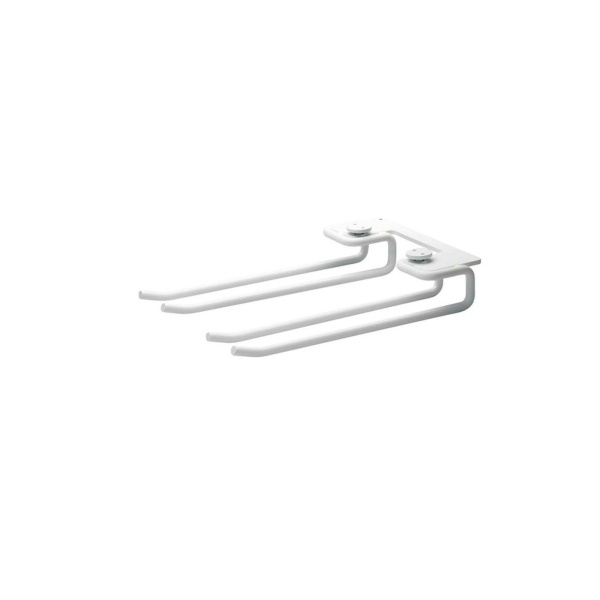 String hengerstativ til glass 13,5x20cm - hvit