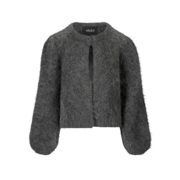 Amelia Chunky Cardigan - mørk grå