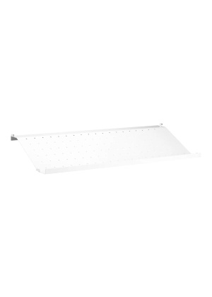 String skohylle i metall 78x30cm 1-pack - hvit