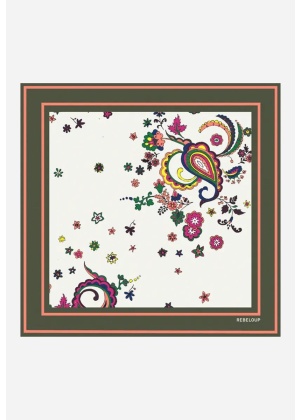 Rose silkeskjerf 65*65cm