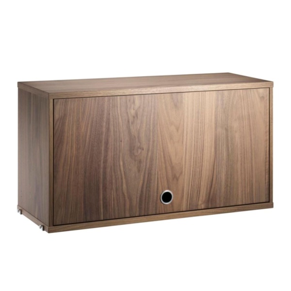 String overskap m/flip dør 78x30 - Walnut