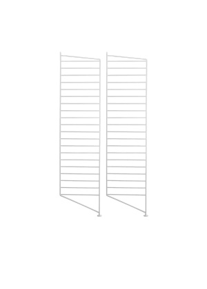 String gulvgavl 115x30cm 2-pack - Hvit