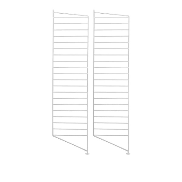 String gulvgavl 115x30cm 2-pack - Hvit