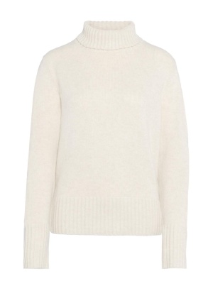 Keira Turleneck Ecru - beige