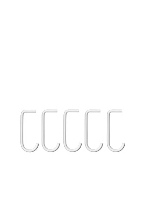 String J-krok, 5-pack- hvit